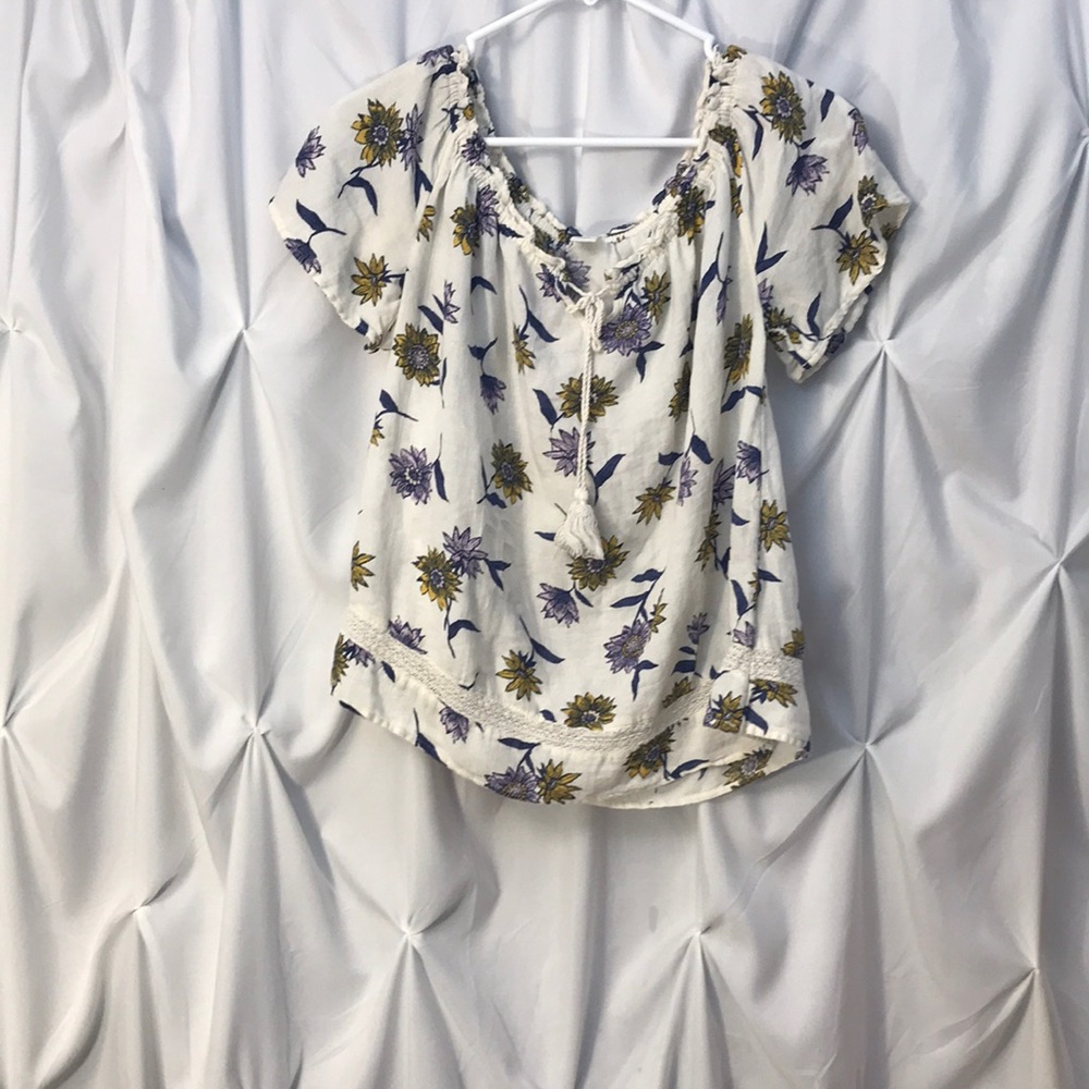 Off the shoulder blouse